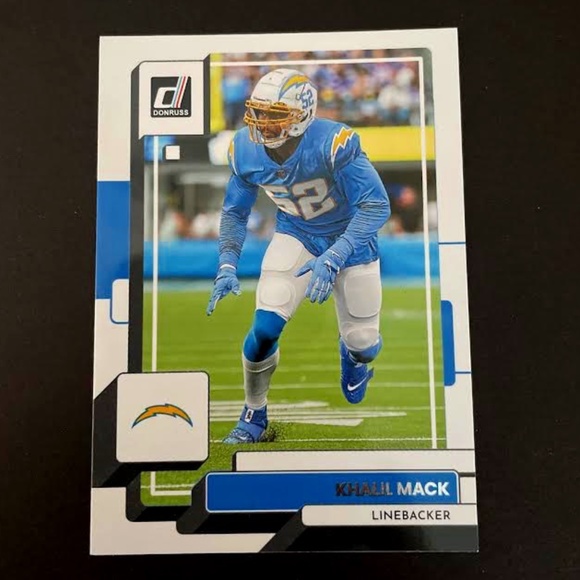 Khalil Mack: Los Angeles Chargers, Linebacker 2022 Panini Donruss Football #82 - Picture 1 of 2